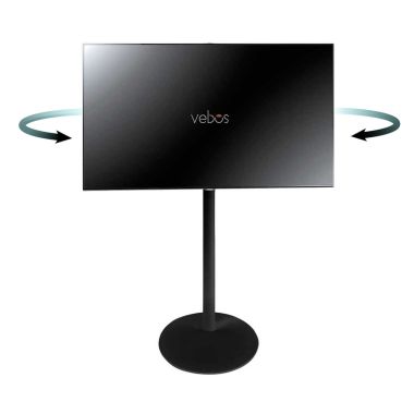 Vebos stativ TV vridbart svart