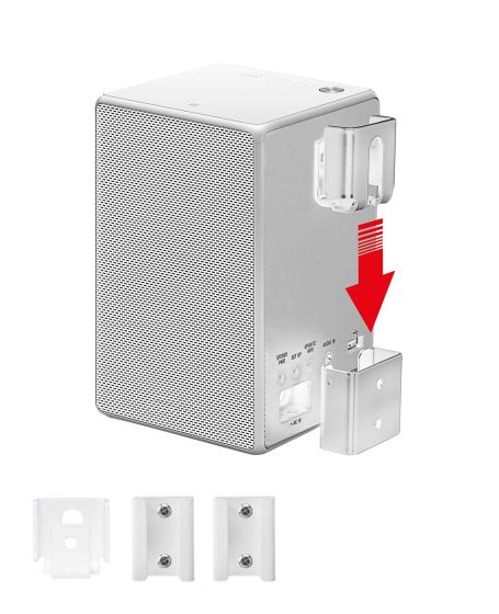 Produkt Vebos Portable Väggfäste Sony SRS-ZR5 i vitt utförande