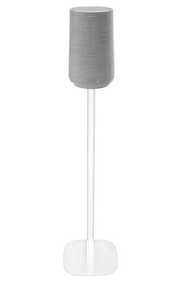 Vebos stativ med Harman Kardon Citation 100 i vitt utförande