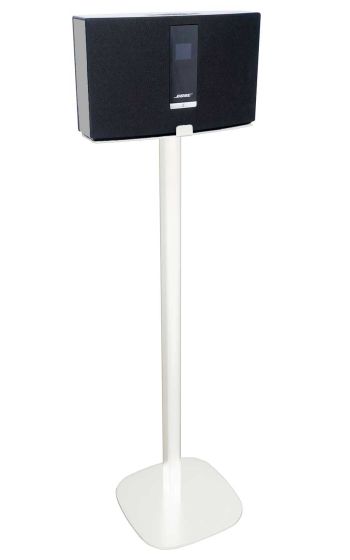 Vebos stativ med Bose SoundTouch 20 i vitt utförande
