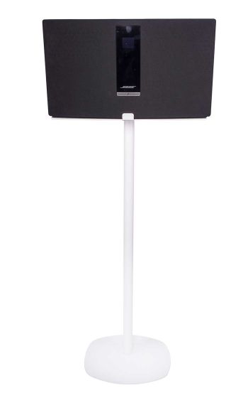 Vebos stativ med Bose SoundTouch 30 i vitt utförande