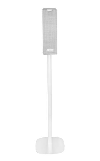 Vebos stativ med Ikea Symfonisk Vertikal i vitt utförande