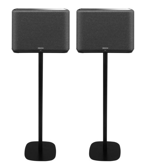 Par av Vebos stativ med Denon Home 350 Svart Par