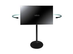 Vebos stativ TV vridbart svart