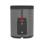 Produkt Vebos Portable Väggfäste Sonos Play 1 i svart utförande närbild