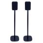 Par av Vebos stativ med Bluesound Pulse Flex Svart Par