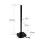 Vebos stativ Loewe We. BOOST svart (4st) XL (100cm)