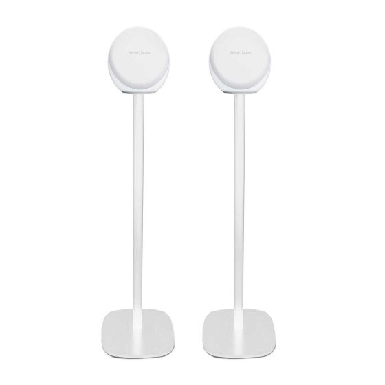 Vebos stativ med Harman Kardon Omni 10 i vitt utförande