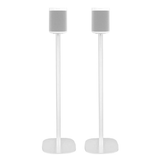 Par av Vebos stativ med Sonos One SL Vit Par