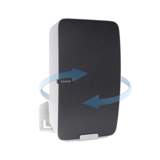Vebos väggfäste för Sonos Play 5 Gen 2 Roterande Vit - Vertikal