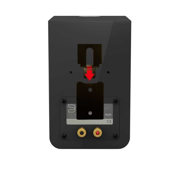 Produkt Vebos Portable Väggfäste Bluesound Duo i svart utförande