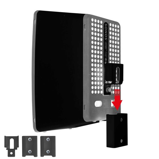 Produkt Vebos Portable Väggfäste Sonos Play 3 i svart utförande