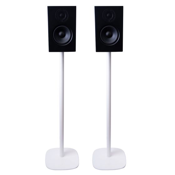 Par av Vebos stativ med Audio Pro A28 Vit Par