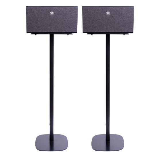 Par av Vebos stativ med Audio Pro Addon C10 i svart utförande