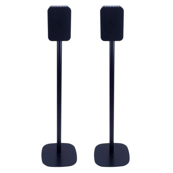 Par av Vebos stativ med Bluesound Pulse Flex Svart Par