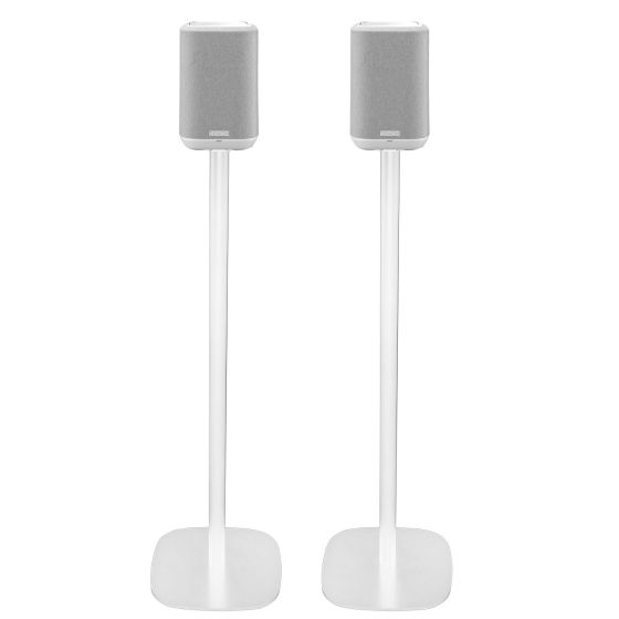 Par av Vebos stativ med Denon Home 150 Vit Par