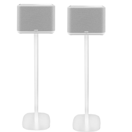 Par av Vebos stativ med Denon Home 250 Vit Par