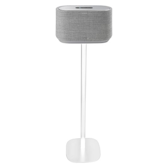 Vebos stativ med Harman Kardon Citation 300 i vitt utförande