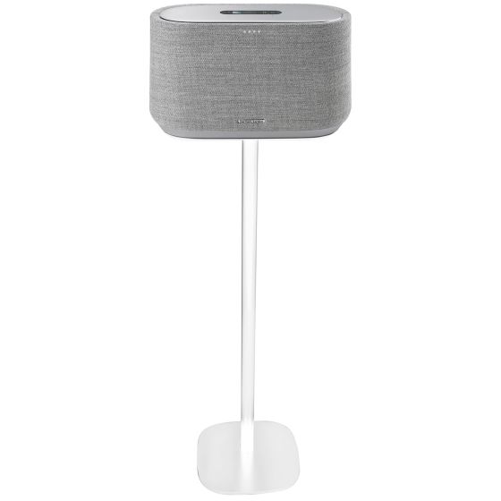 Vebos stativ med Harman Kardon Citation 500 i vitt utförande