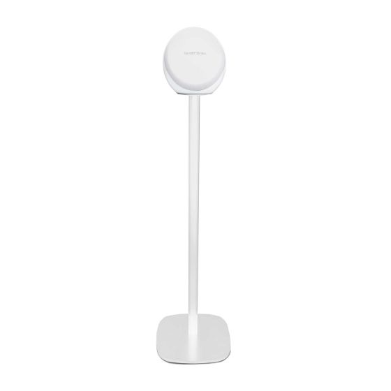 Vebos stativ med Harman Kardon Omni 10 i vitt utförande