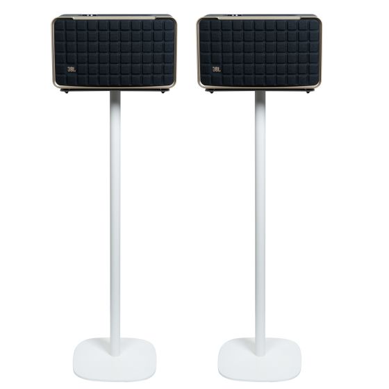 Vebos stativ med JBL Authentics 200 i vitt utförande