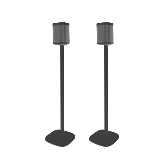 Par av Vebos stativ med Sonos Play 1 Svart Par