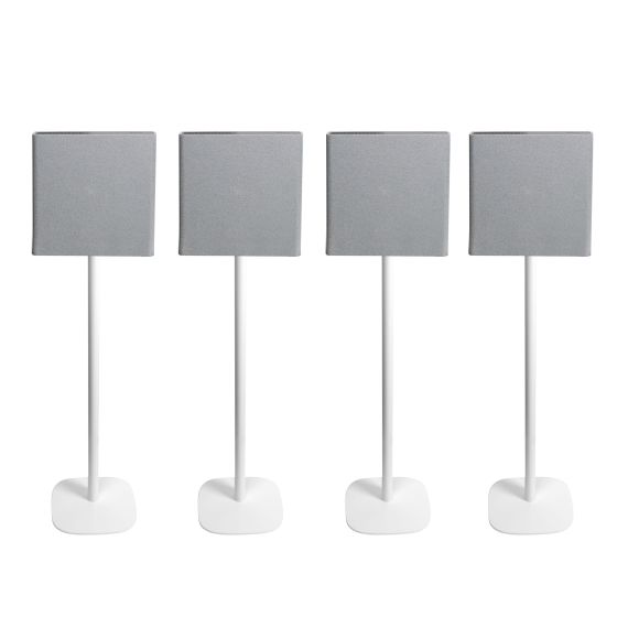 Par av Vebos stativ med Sony BRAVIA Theatre Quad Vit (4st)