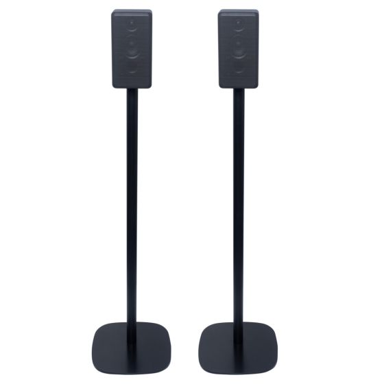 Par av Vebos stativ med Sony SA-RS3S i svart utförande