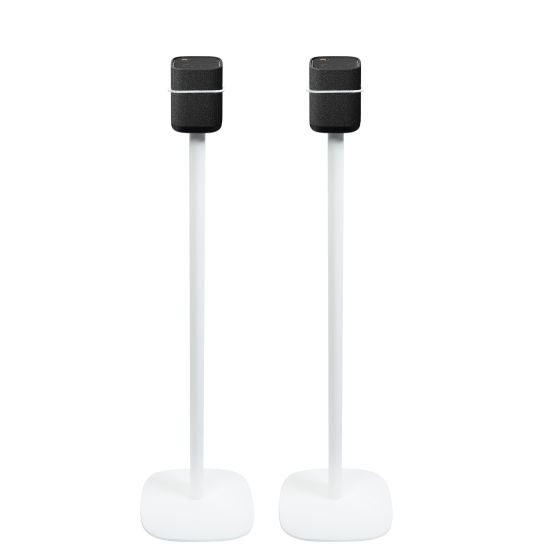 Par av Vebos stativ med Yamaha True X Speaker 1A Vit Par