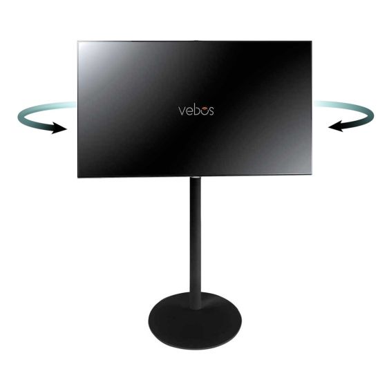 Vebos stativ TV vridbart svart