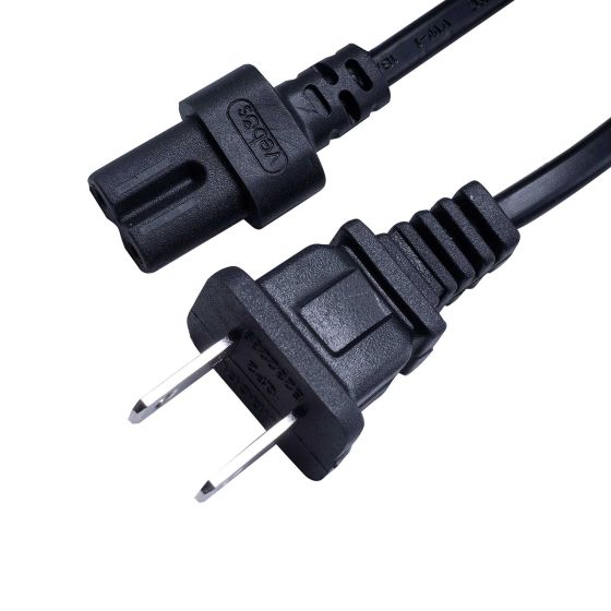 Produkt Apparatkabel - C7 Till USA-kontakt - Strömkabel Med USA-kontakt Till, Euro 8-formad Hona (C7), Kabellängd: 5 Meter