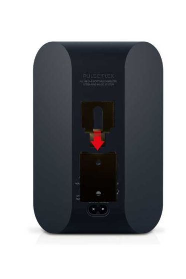 Produkt Vebos Portable Väggfäste Bluesound Pulse Flex i svart utförande