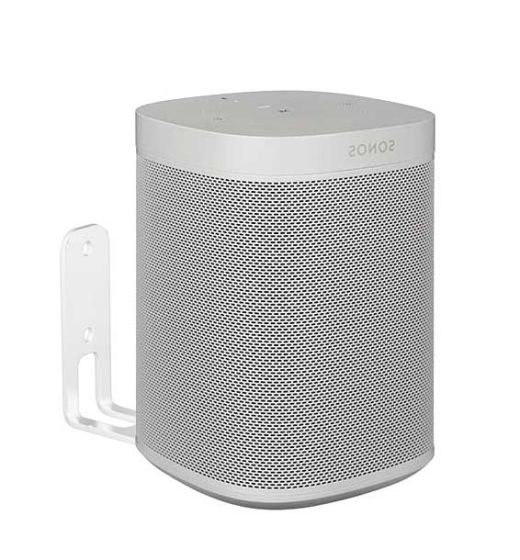 Vebos väggfäste för Sonos One SL i vitt utförande