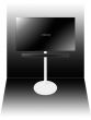 Vebos stativ TV Samsung Soundbar vit